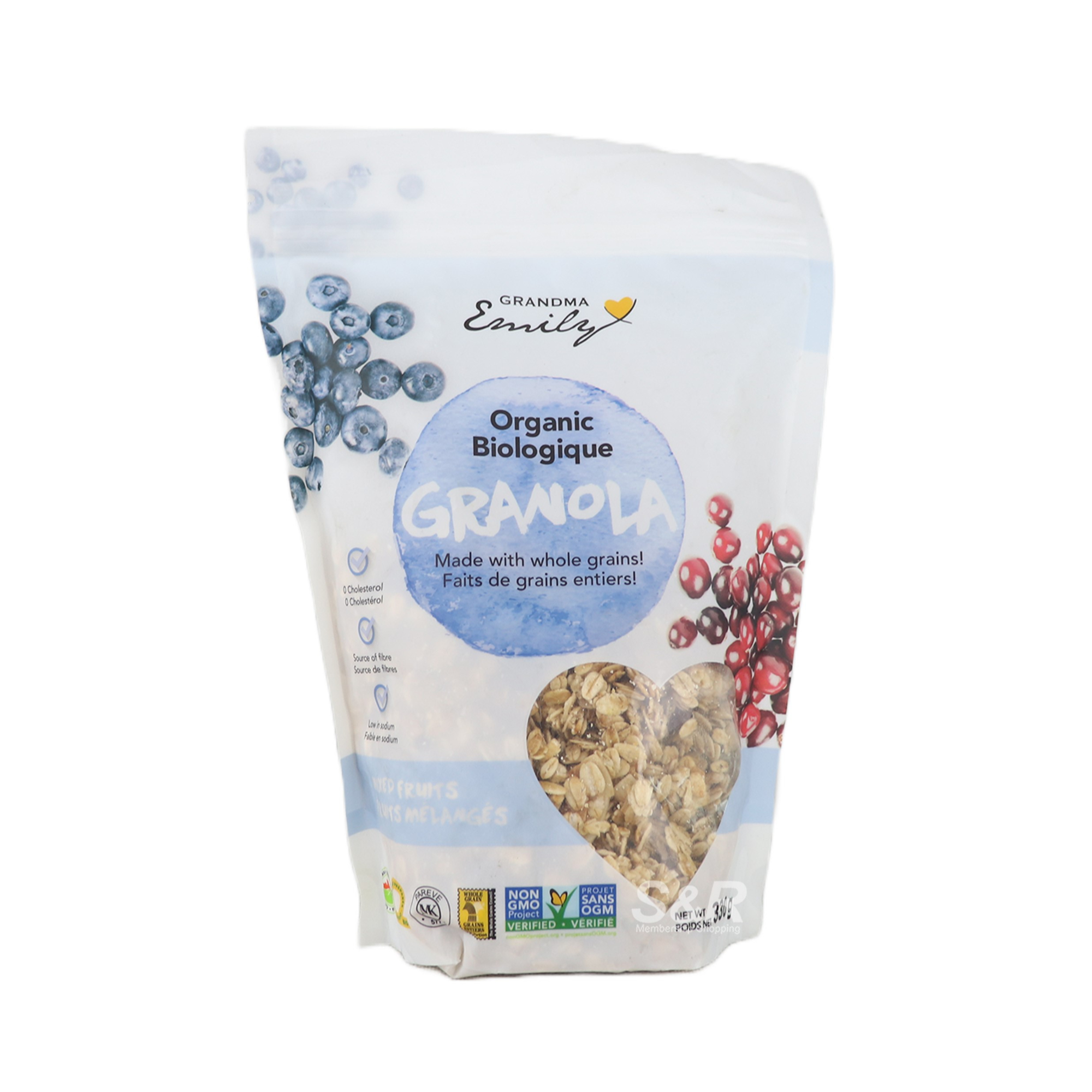 Grandma Emily Organic Mixed Fruit Granola 330g Grandma Emily Organic Mixed Fruit Granola 330g